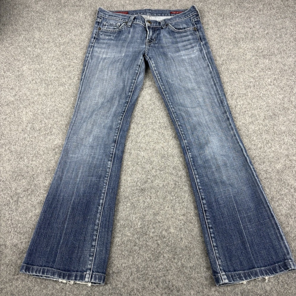 Vintage Citizens Of Humanity Jeans Women's 27 Bootcut Kelly Stretch Distressed